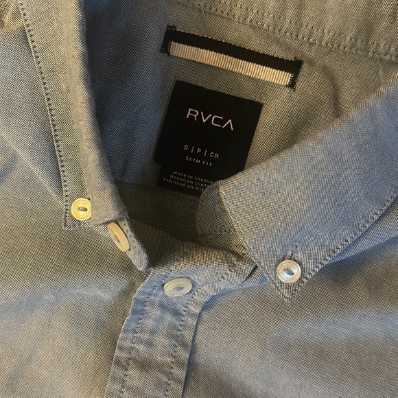 Men’s small RVCA button up - Picture 3 of 4